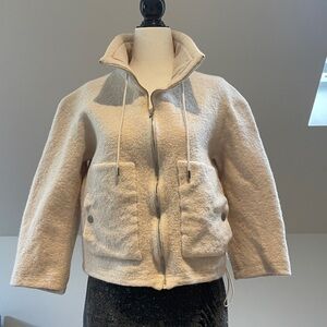 Cropped boucle jacket